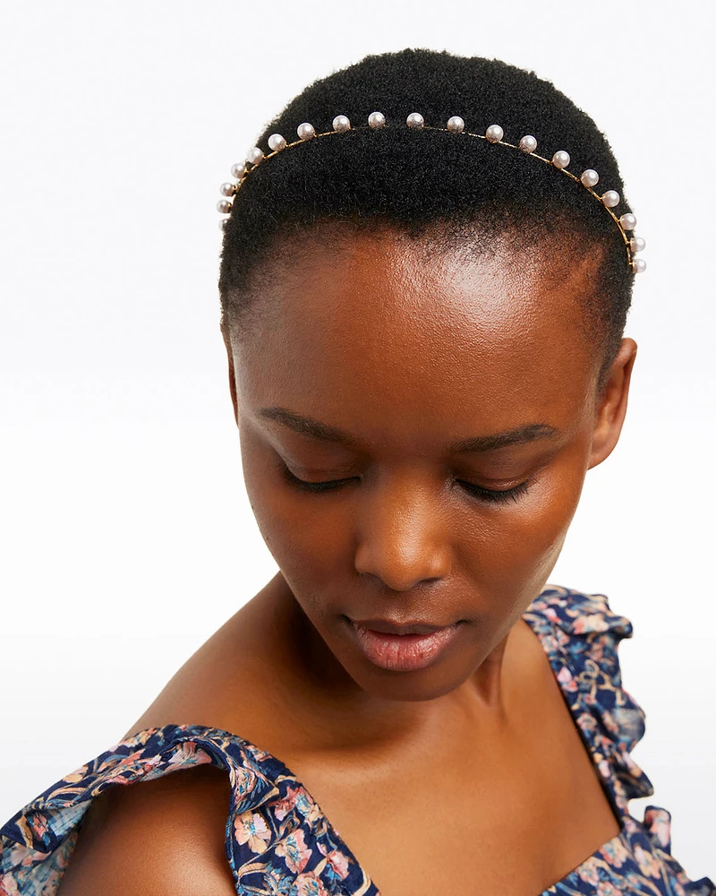 Studded Pearl Headband