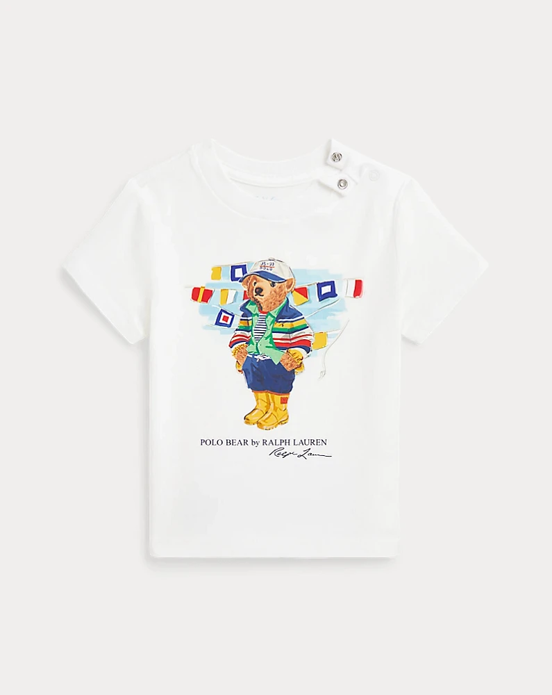 Polo Bear Cotton Jersey Tee