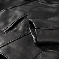 Schott® N.Y.C. X Allen Edmonds Leather Delivery Jacket
