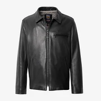Schott® N.Y.C. X Allen Edmonds Leather Delivery Jacket