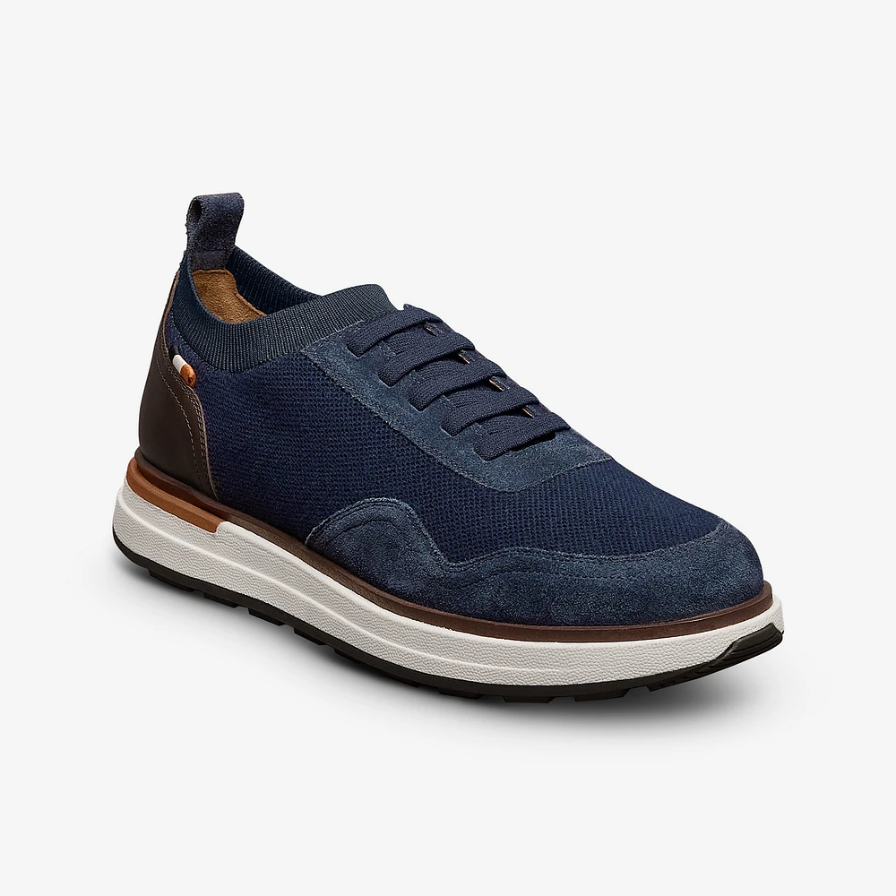 Easton Slip-on Stretch-lace Knit Sneaker