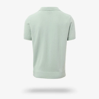 Short Sleeve Knit Polo