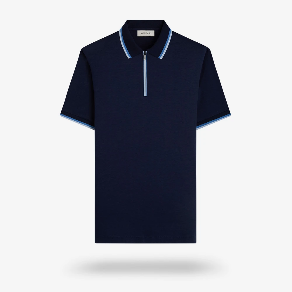 Bugatchi Quarter-zip Polo