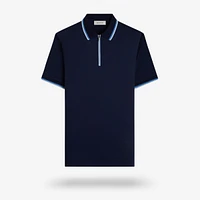 Bugatchi Quarter-zip Polo