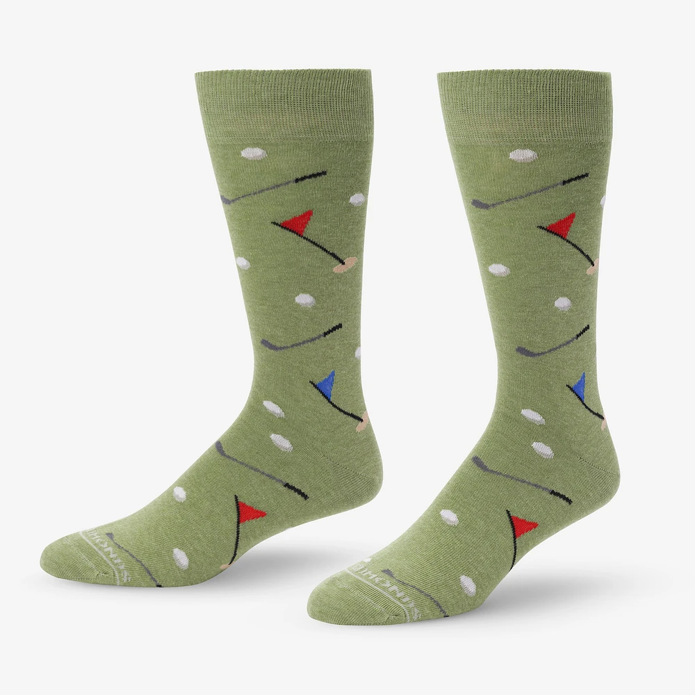 Golf Pattern Dress Socks