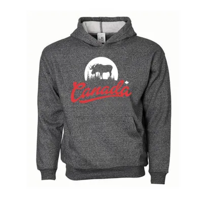 Kids' Moose Silhouette Hoodie