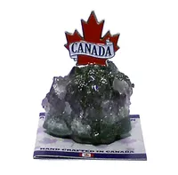 Red Canada Maple Leaf Amethyst