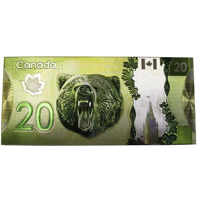 Fake $20 Canadian Dollar Bill Magnet