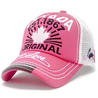 Fuchsia One Love Canada Mesh Baseball Cap
