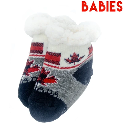 Babies' Lumber Flag Warm Socks