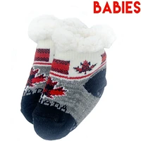 Babies' Lumber Flag Warm Socks