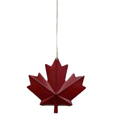 Red Maple Leaf Ornament
