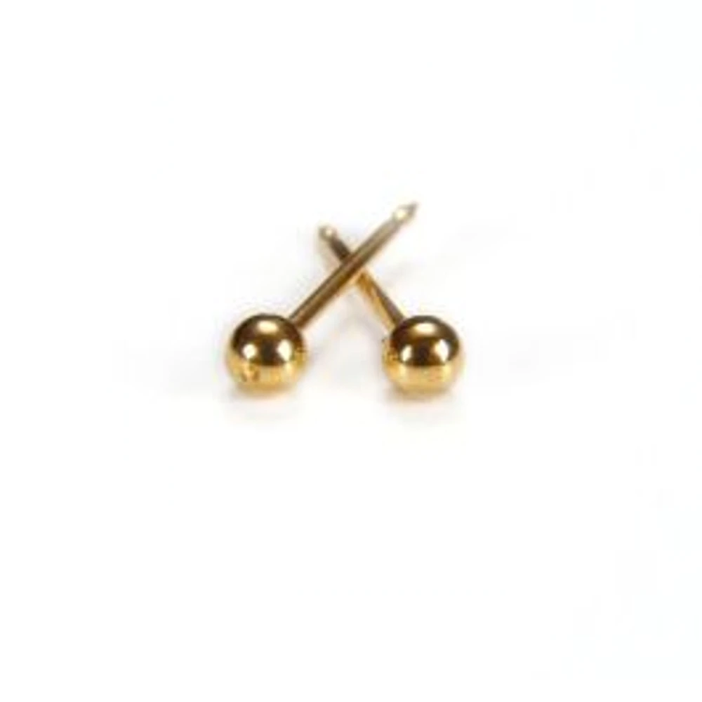 Maquillage Boule or jaune 3 mm. 14k | Faces Cosmétiques