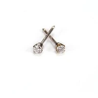 Maquillage Cubic Zirconia white gold 2mm. 14k | Faces Cosmétiques