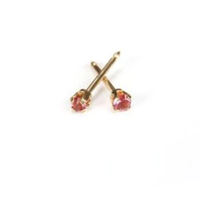 Maquillage Mini Octobre / rose / or jaune 2 mm. 14k | Faces Cosmétiques