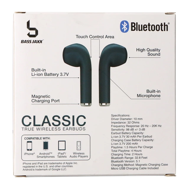 True Wireless Earbuds Iphone Headphones Below Five Below Classic