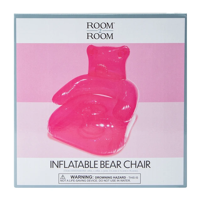 Gummy Bear Inflatable Chair Inflatable Gummy Bear Chair Red With - Main Image