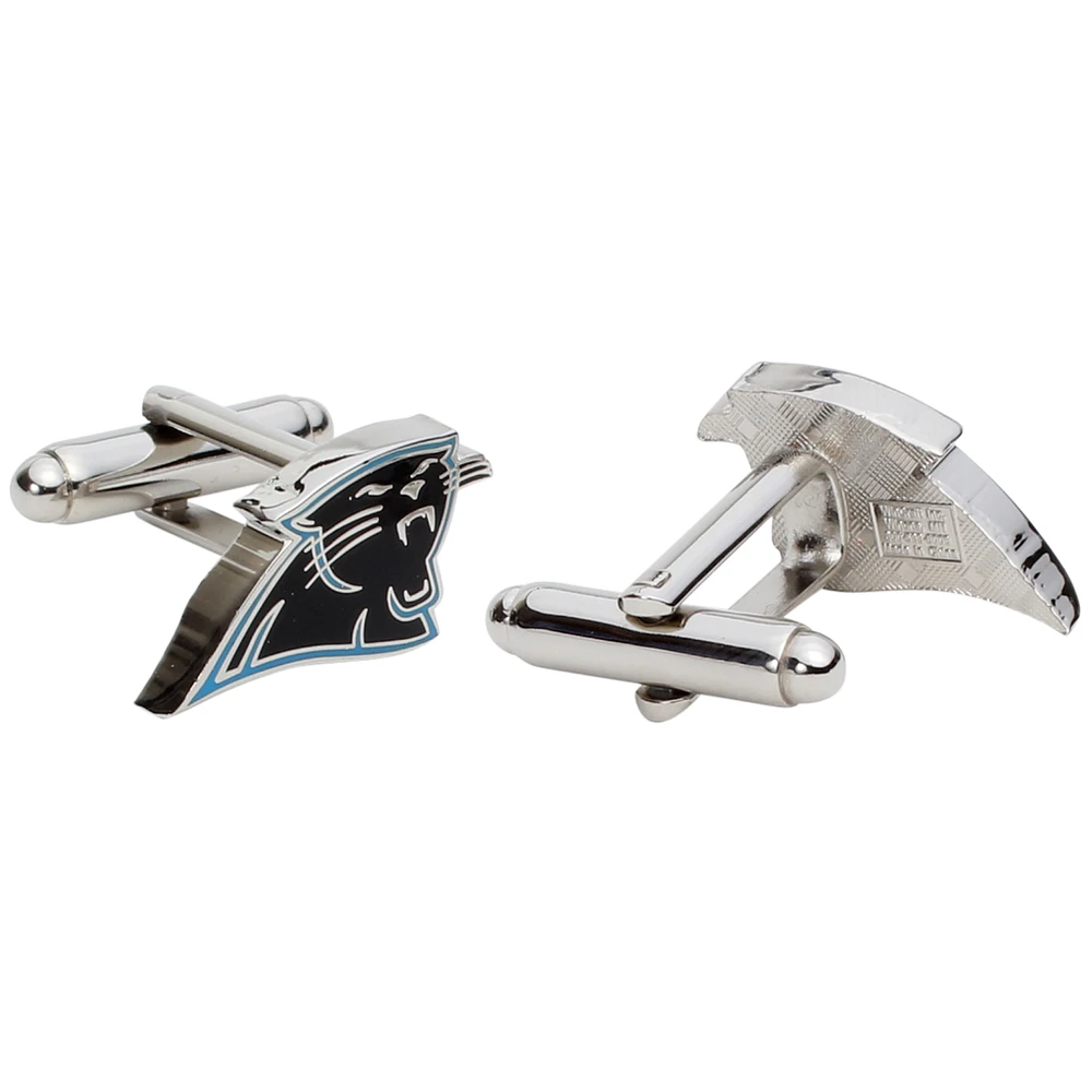 Carolina Panthers Silver-Plated Team Logo Cufflinks