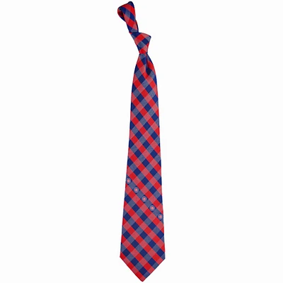Men's Chicago Cubs Woven Checkered Tie