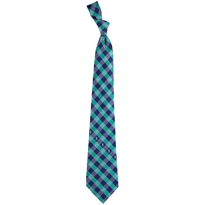 Men's Seattle Mariners Woven Checkered Tie