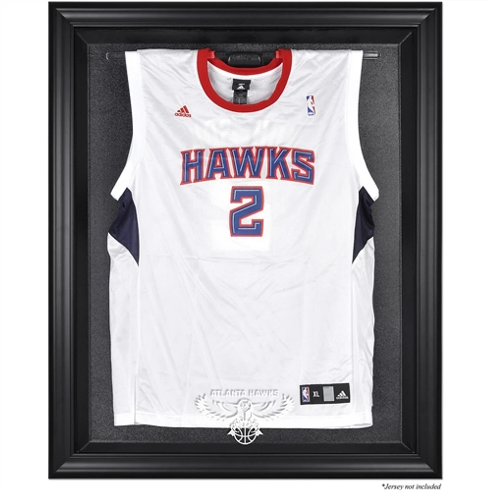 Atlanta Hawks Black Framed Hardwood Classics 2007 - 2015 Logo Jersey Display Case
