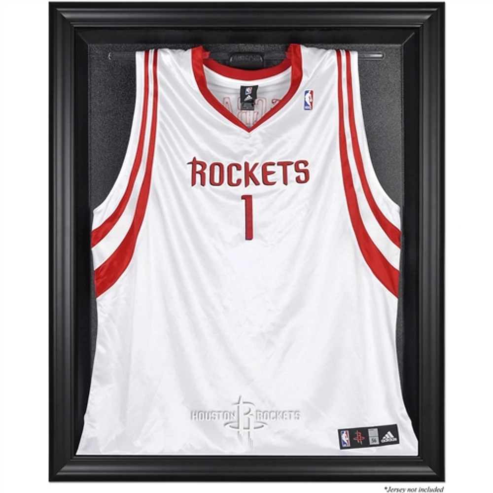 Houston Rockets Black Framed Team Logo Jersey Display Case
