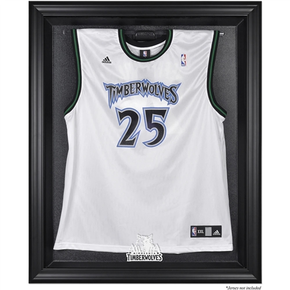 Minnesota Timberwolves (2008-2017) Black Framed Team Logo Jersey Display Case