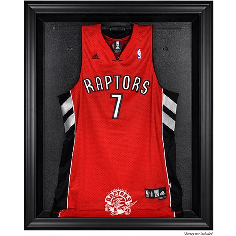 Toronto Raptors Black Framed Hardwood Classics 1995 - 2015 Logo Jersey Display Case