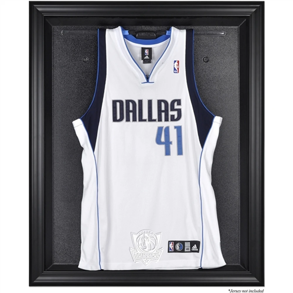 Dallas Mavericks Black Framed Team Logo Jersey Display Case