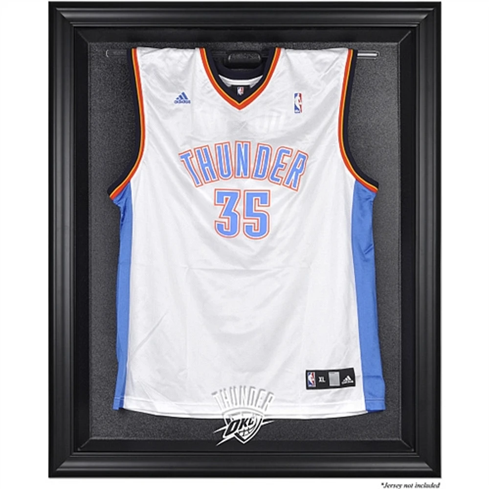 Oklahoma City Thunder Black Framed Team Logo Jersey Display Case