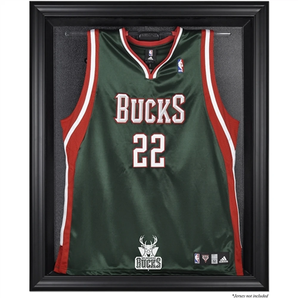 Milwaukee Bucks (2006-2014) Black Framed Team Logo Jersey Display Case