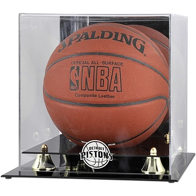 Detroit Pistons (-) Golden Classic Team Logo Basketball Display Case