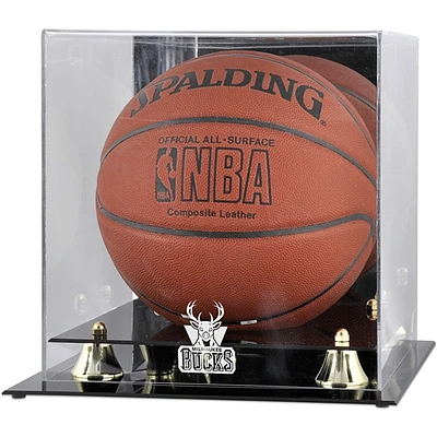 Milwaukee Bucks (-) Golden Classic Team Logo Basketball Display Case