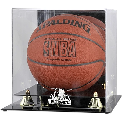 Minnesota Timberwolves (-) Golden Classic Team Logo Basketball Display Case