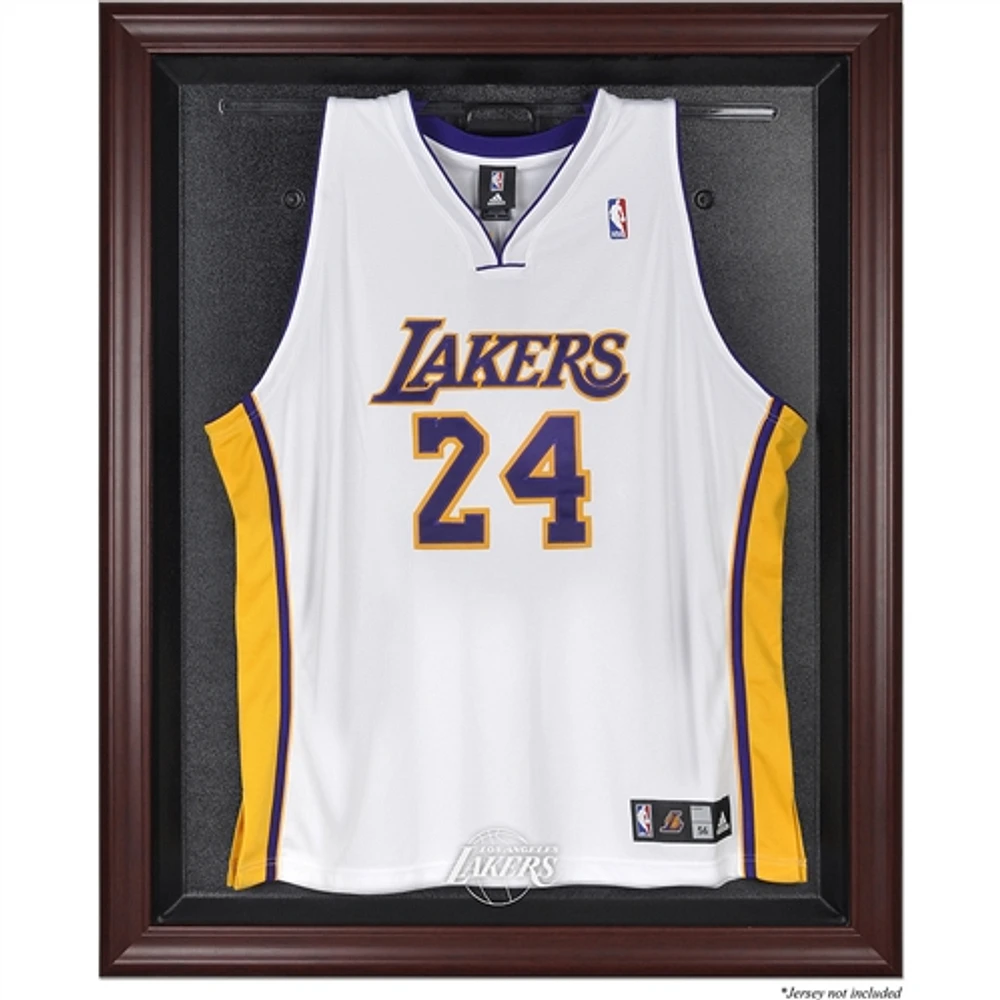 Los Angeles Lakers Mahogany Framed Team Logo Jersey Display Case