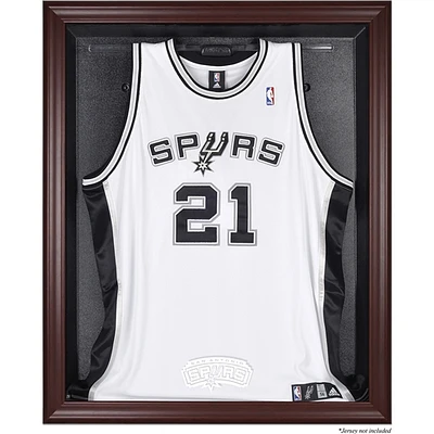 San Antonio Spurs (2002-2017) Mahogany Framed Team Logo Jersey Display Case