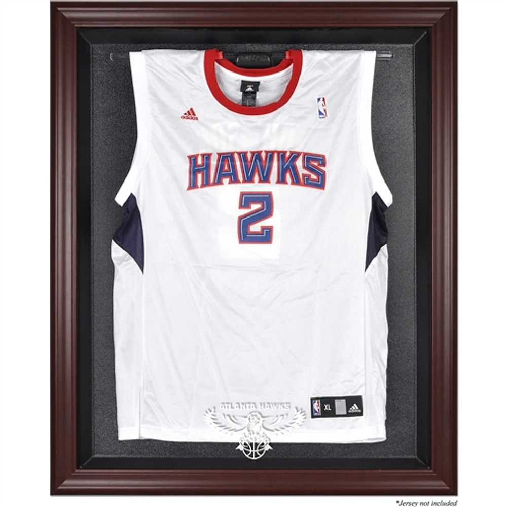 Atlanta Hawks Mahogany Framed Hardwood Classics 2007 - 2015 Logo Jersey Display Case