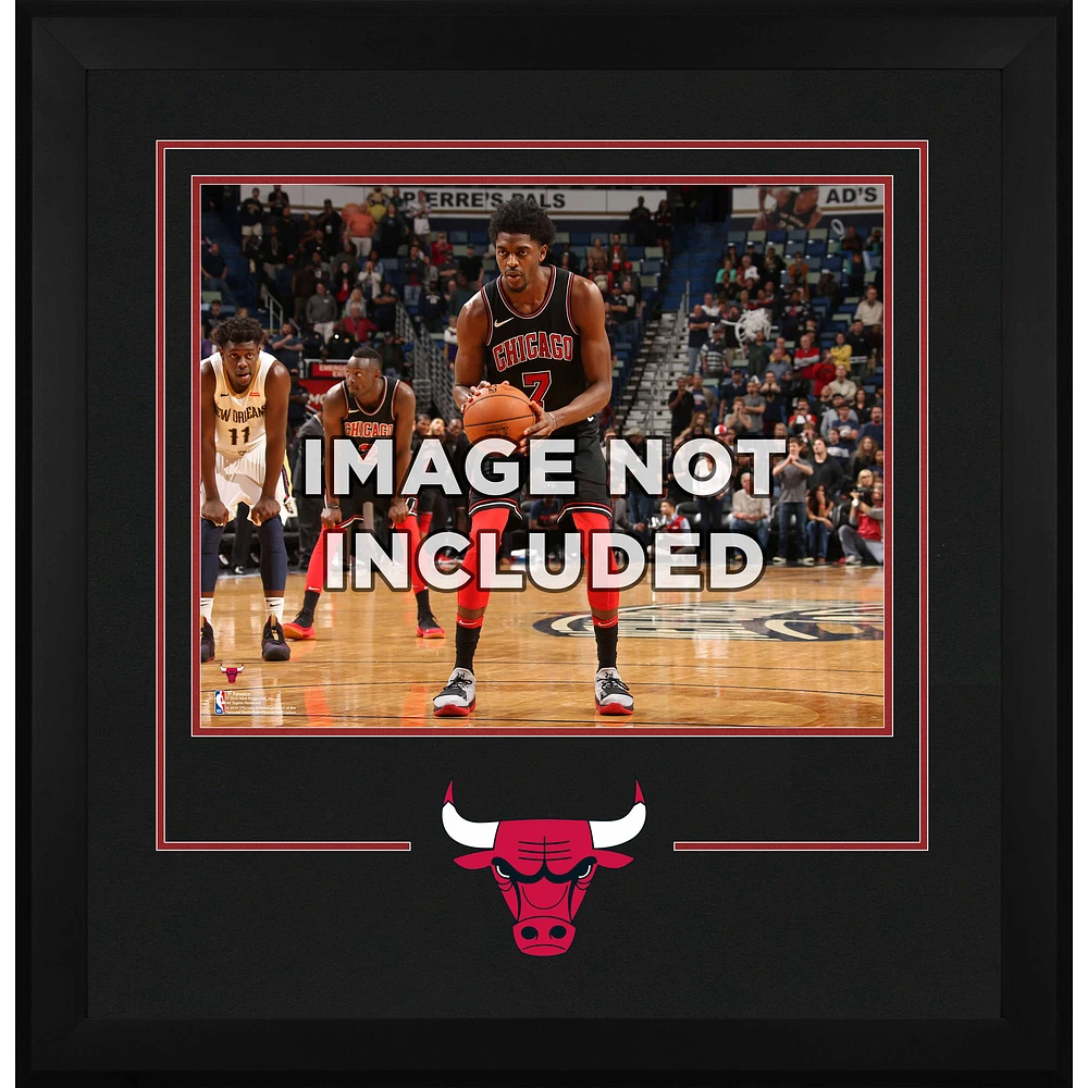 Chicago Bulls 16" x 20" Horizontal Deluxe Setup Frame with Team Logo