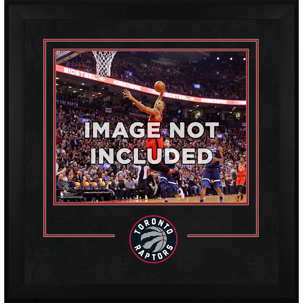 Toronto Raptors 16" x 20" Horizontal Deluxe Setup Frame with Team Logo