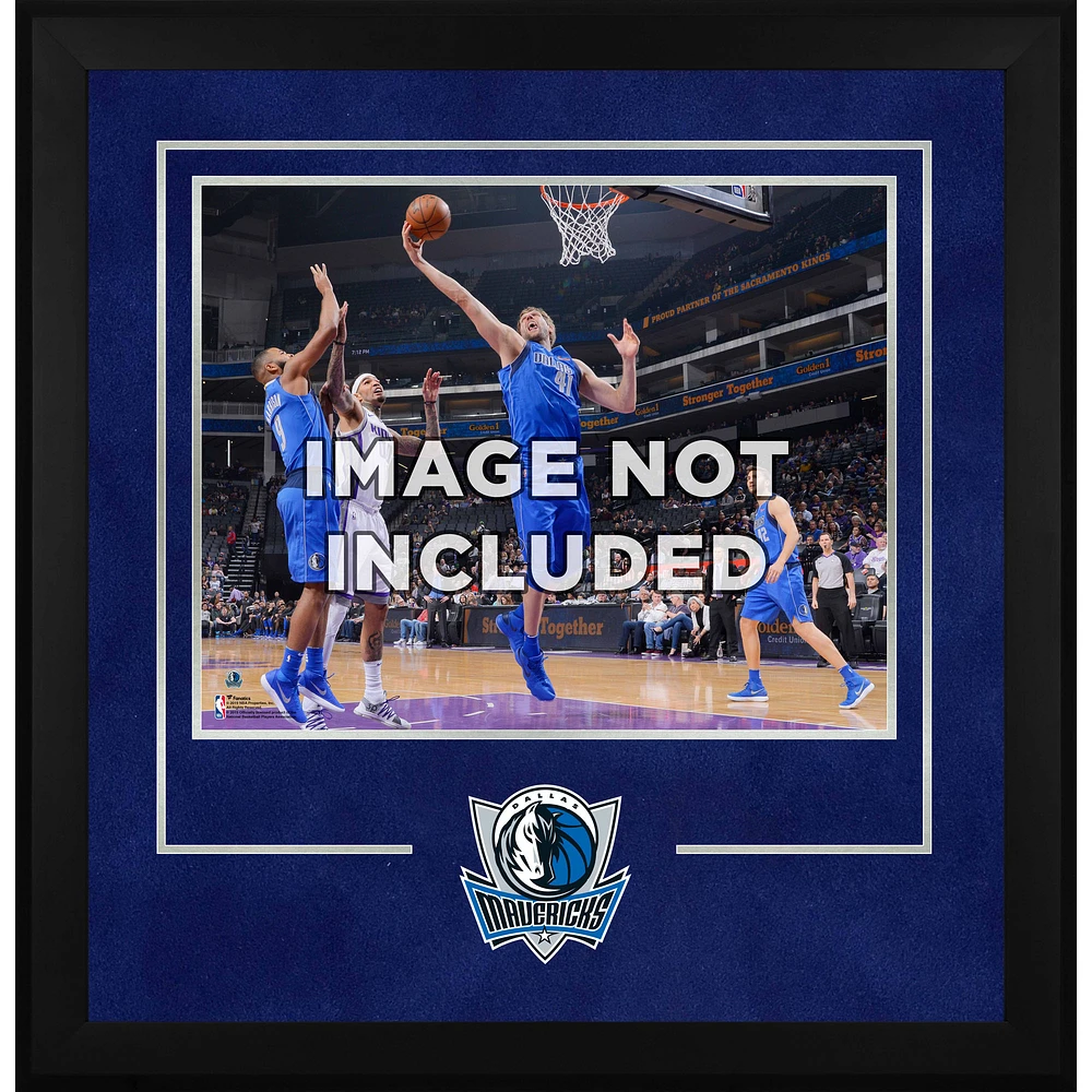 Dallas Mavericks 16" x 20" Horizontal Deluxe Setup Frame with Team Logo