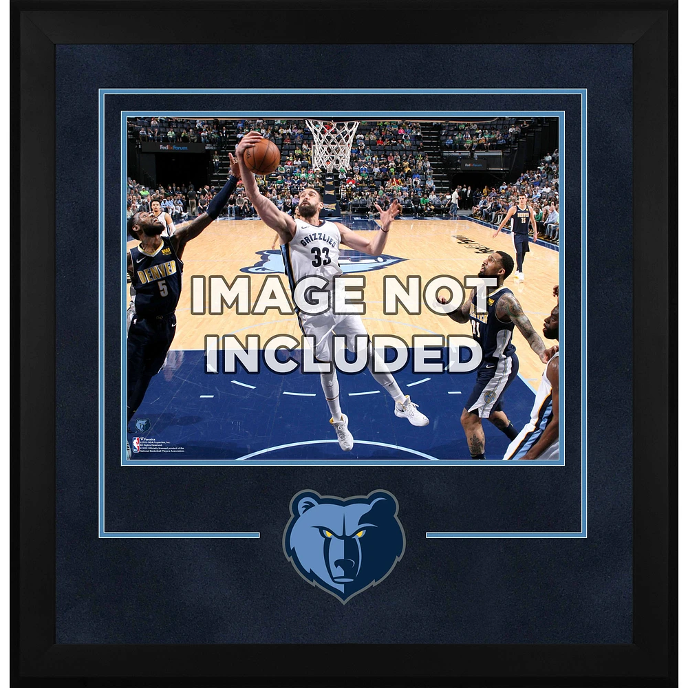 Memphis Grizzlies 16" x 20" Horizontal Deluxe Setup Frame with Team Logo