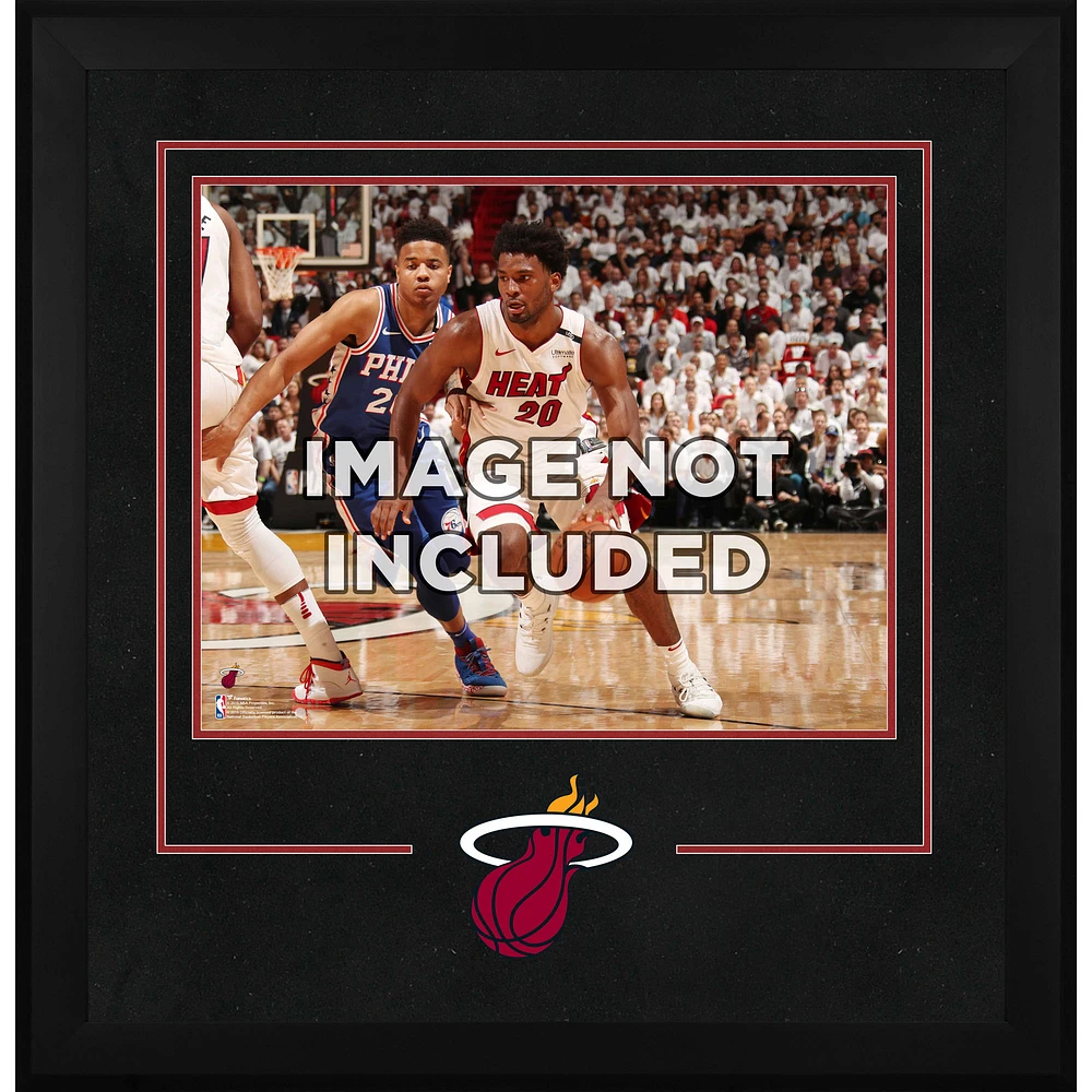 Miami Heat 16" x 20" Horizontal Deluxe Setup Frame with Team Logo
