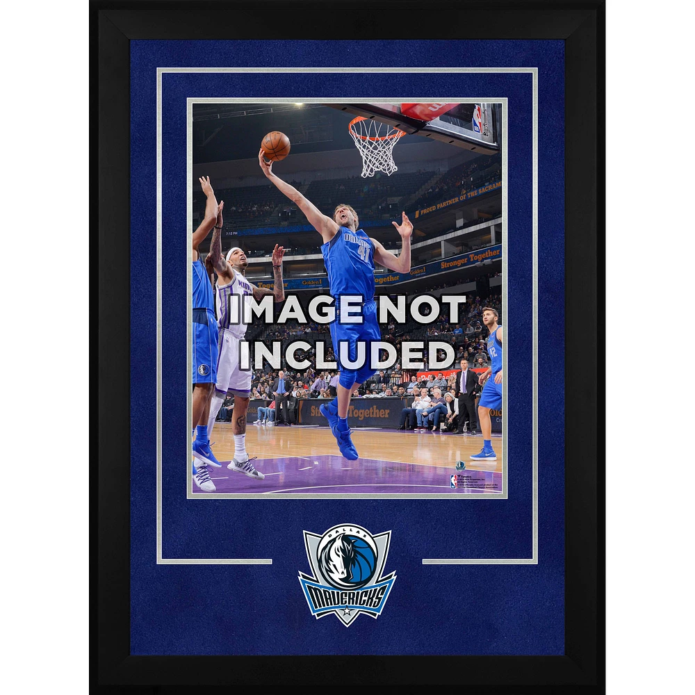 Dallas Mavericks 16" x 20" Deluxe Vertical Frame with Team Logo