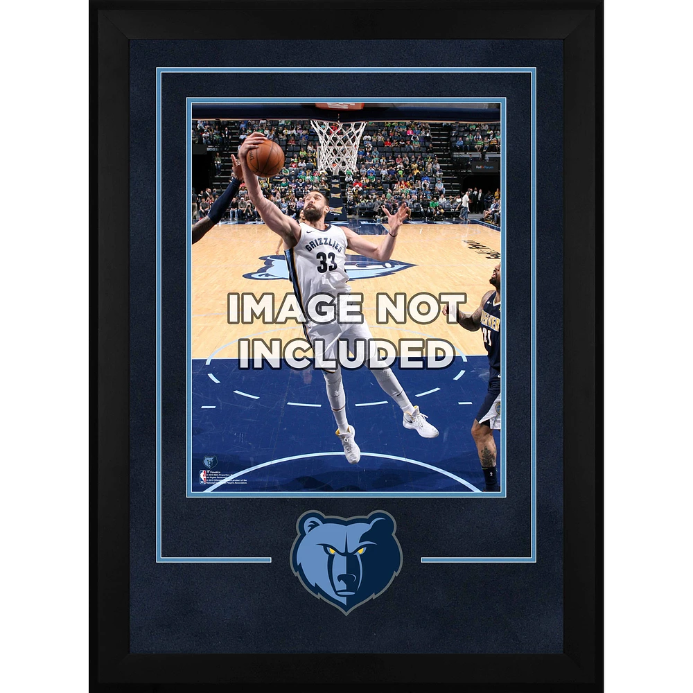 Memphis Grizzlies 16" x 20" Deluxe Vertical Frame with Team Logo