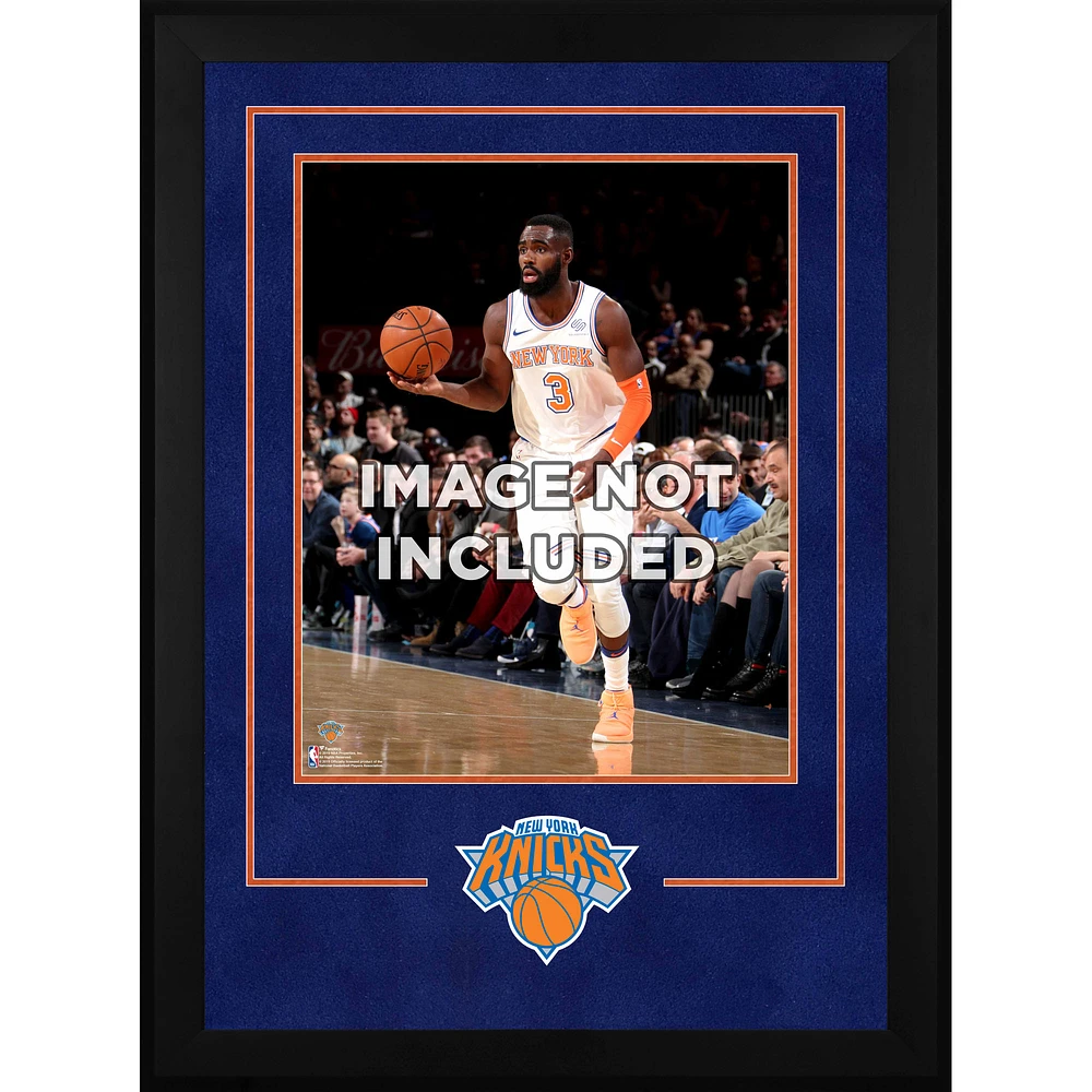 New York Knicks 16" x 20" Deluxe Vertical Frame with Team Logo