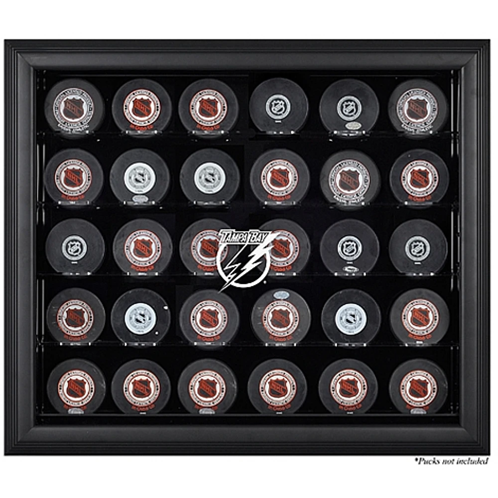 Tampa Bay Lightning 30-Puck Black Display Case