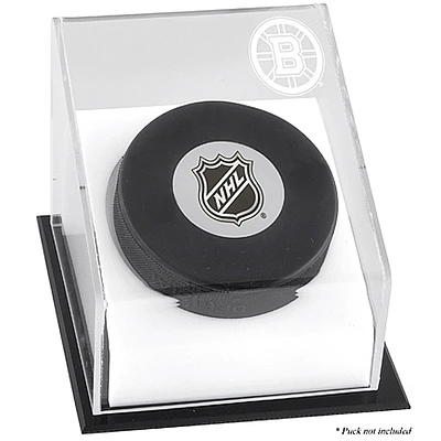 Boston Bruins Puck Deluxe Logo Display Case