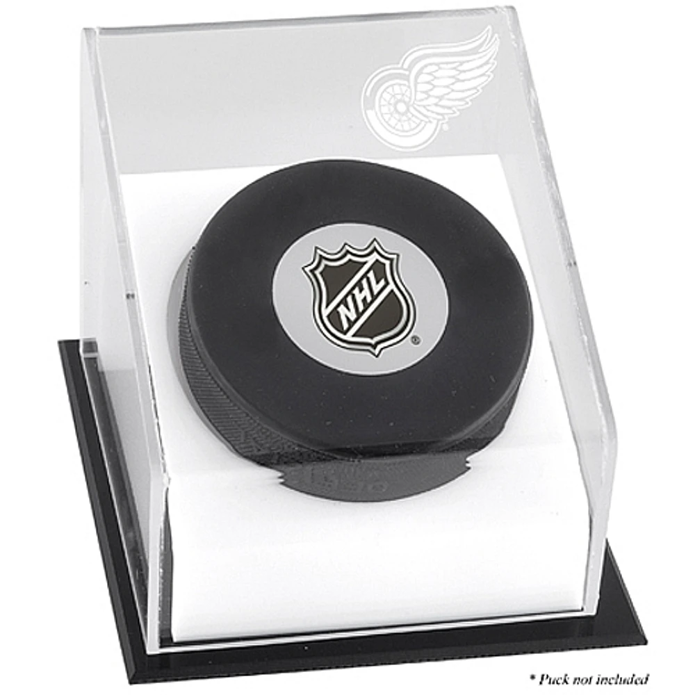 Detroit Red Wings Puck Deluxe Logo Display Case