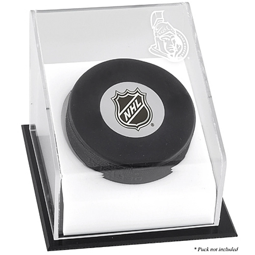 Ottawa Senators Puck Deluxe Logo Display Case