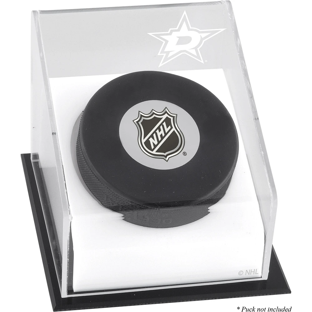 Dallas Stars Puck Deluxe Logo Display Case